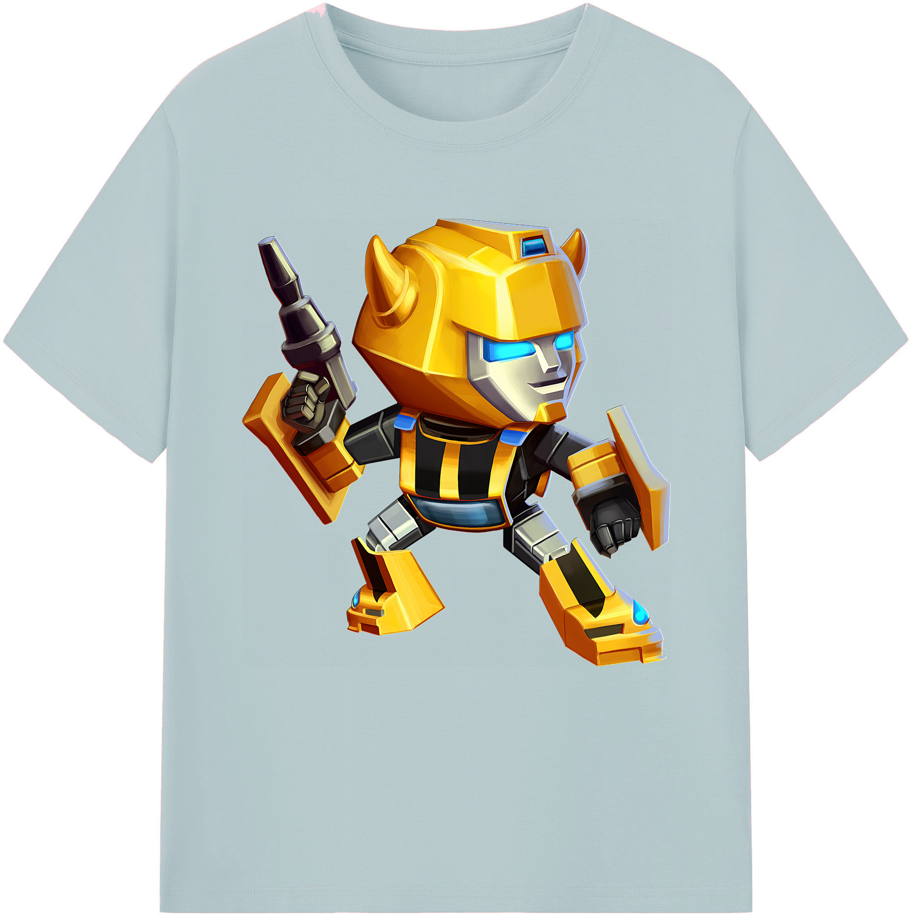 （画像用） Transformers トランスフォーマー 綿100％半袖Tシャツ（フロントプリント）